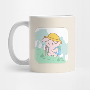 Loppi Tokki's Hiking Adventure: Bunny in the Great Outdoors Mug